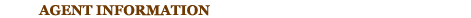 Agent Information